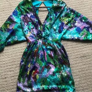 Vibrant Sequin Dress